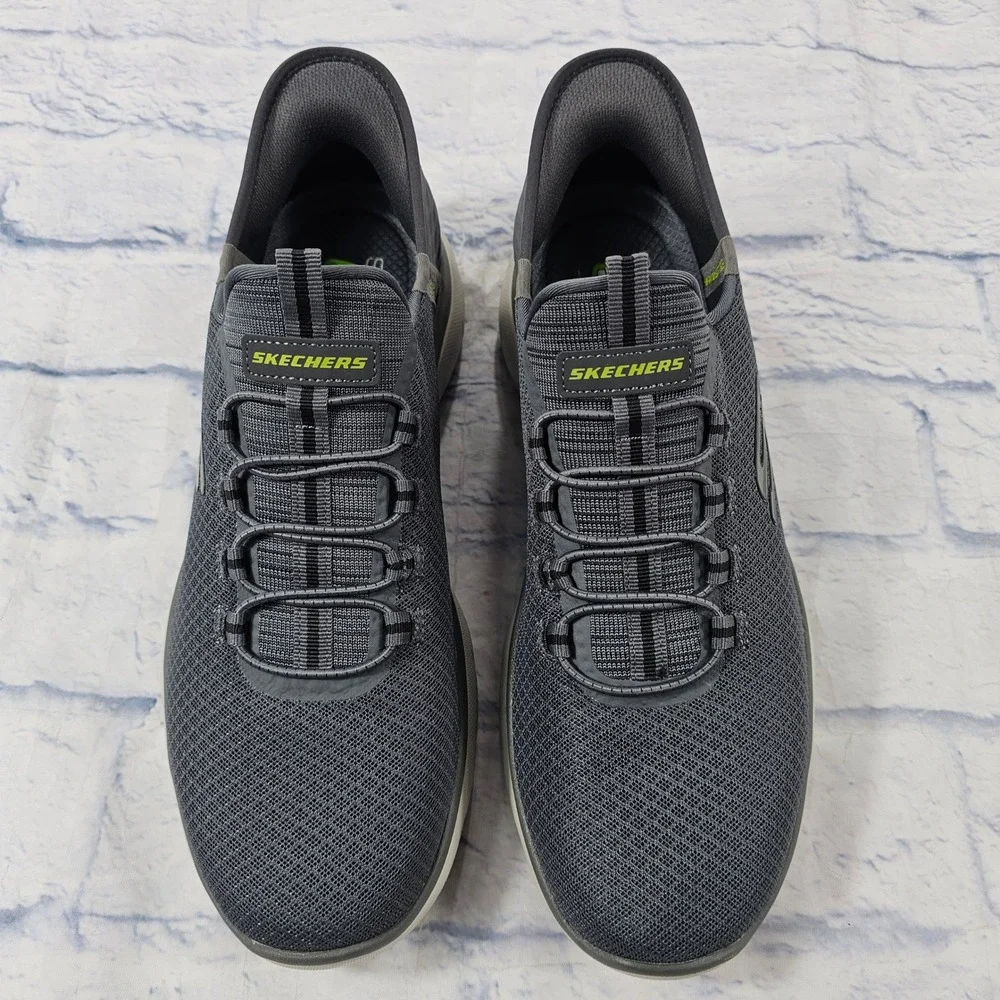 Skechers Summits High Range Mens 10.5 Grey Hands Free Walking Sneakers 232457